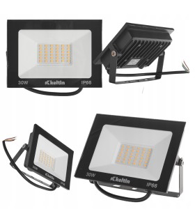 NAŚWIETLACZ LED 30W BARWA BIAŁA ZIMNA 6500K