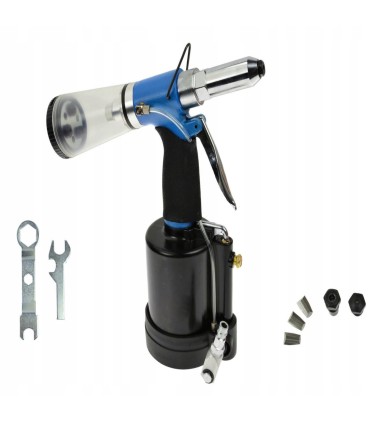 Nitownica pneumatyczna z automatycznym zasysem nitów 2,4-6,4mm