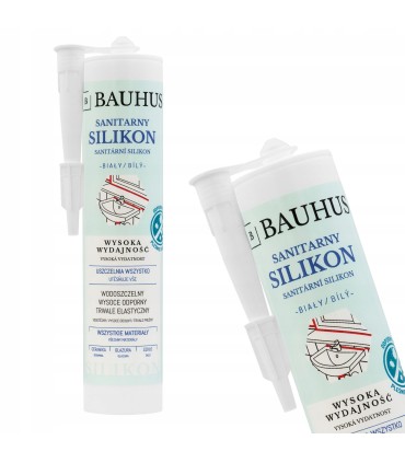 Silikon Sanitarny BEZBARWNY Bauhus
