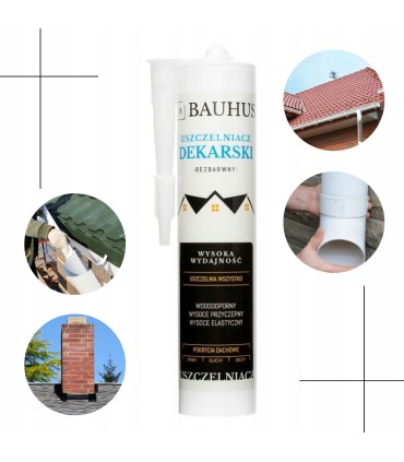 Uszczelniacz dekarski BEZBARWNY Bauhus