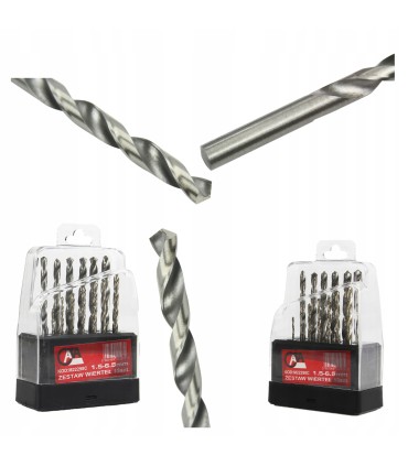 ZESTAW WIERTEŁ CATA 1.5-6.5MM