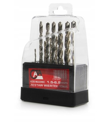 ZESTAW WIERTEŁ CATA 1.5-6.5MM