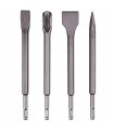 Dłuta do Kucia SDS Plus Zestaw 4 szt 14x250mm Punktak Bruzdownica Przecinak