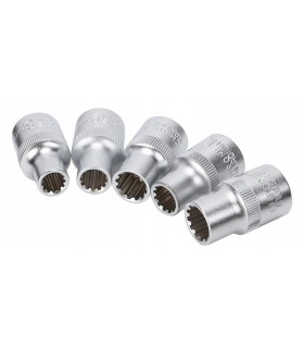 Nasadki spline 1/2"-16szt. 8-32mm