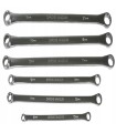 KLUCZE OCZKOWE PROSTE DŁUGIE DO NAPINACZY 8-21mm ZESTAW 6 SZTUK STAL CrV