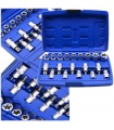 Zestaw nasadek i bitów torx 1/2" 19 szt.