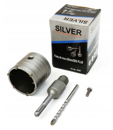 OTWORNICA FREZ DO BETONU 65MM SDS PLUS DO CEGŁY GLAZURY PŁYT GIPSOWYCH