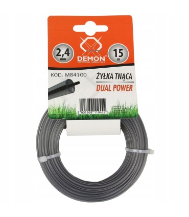 ŻYŁKA 2.4mm*15m PLECIONA ZBROJONA