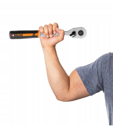 GRZECHOTKA 1/2" 90 ZĘBÓW 1000NM CrV CroMo NEO WIELOZĄBKOWY SAMOKLINUJĄCY