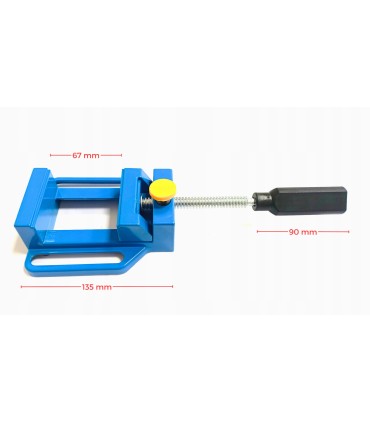 IMADŁO MASZYNOWE PŁASKIE STOŁOWE STOJAK 67MM PRECYZYJNY DOCISK WYTRZYMAŁY