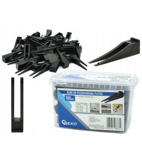 KLINY DO POZIOMOWANIA PŁYTEK 100 ELEMENTÓW KOMPLET ZESTAW SYSTEM PRAKTYCZNE