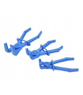 SZCZYPCE ZACISKOWE WYGIĘTE ZESTAW 3 SZT PRZEWODY