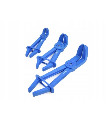 SZCZYPCE ZACISKOWE WYGIĘTE ZESTAW 3 SZT PRZEWODY