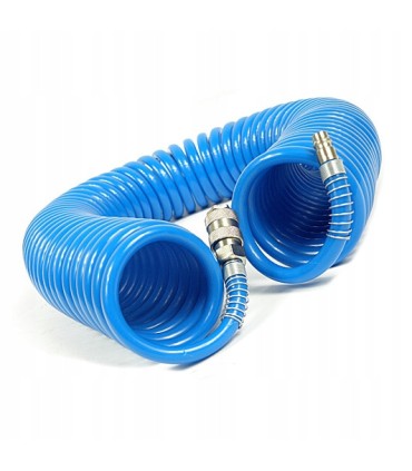 WĄŻ PNEUMATYCZNY SPIRALNY 5MMx8MM 20M 7 BAR POLIETYLENOWY DO +70°C