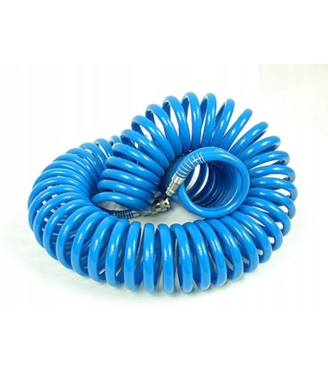 WĄŻ PNEUMATYCZNY SPIRALNY 5MMx8MM 20M 7 BAR POLIETYLENOWY DO +70°C