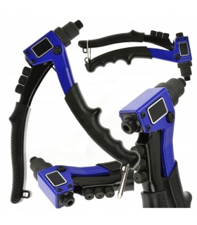 NITOWNICA RĘCZNA DO NITÓW 8" 4 KOŃCÓWKI 200mm ERGONOMICZNA WYTRZYMAŁA STAL