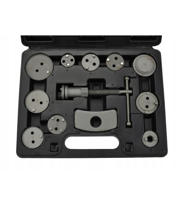 ZESTAW DO WYCISKANIA COFANIA TŁOCZKÓW HAMULCOWYCH 12 ELEMENTÓW UNIWERSALNY