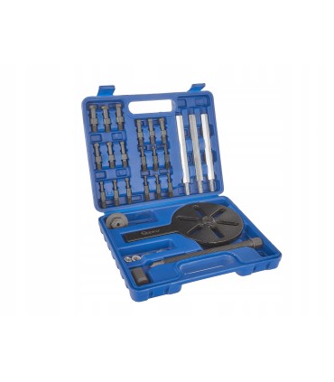 ŚCIĄGACZ DO ŁOŻYSK WEWNĘTRZNYCH ZESTAW 31 ELEMENTÓW WALIZKA DO DEMONTAŻU