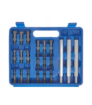 ŚCIĄGACZ DO ŁOŻYSK WEWNĘTRZNYCH ZESTAW 31 ELEMENTÓW WALIZKA DO DEMONTAŻU