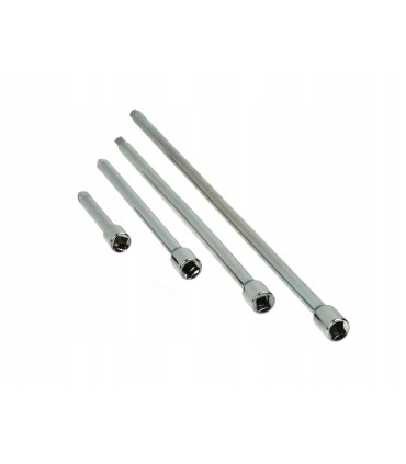 PRZEDŁUŻKA 1/4 DO NASADKI GRZECHOTKI 4szt ZESTAW 75MM/150MM/230MM/300MM
