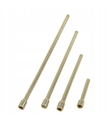 PRZEDŁUŻKA 1/4 DO NASADKI GRZECHOTKI 4szt ZESTAW 75MM/150MM/230MM/300MM
