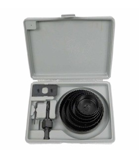 OTWORNICE DO DREWNA OTWORNICA FREZ ZESTAW 51-102mm DO PŁYT KARTON GIPS