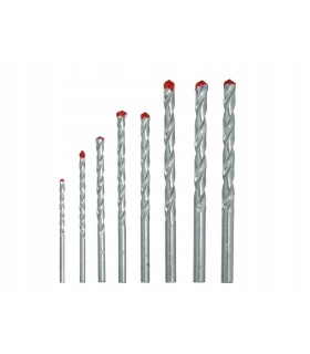 WIERTŁA DO BETONU KAMIENIA ZESTAW 8EL WIDIOWE UCHWYT WALCOWY 3-10MM