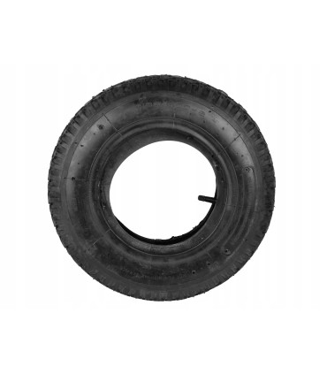 OPONA Z DĘTKĄ 4.00-6/2PR DO TACZKI WÓZKA KOŁO DO 136KG 320MM SZEROKOŚĆ 90MM