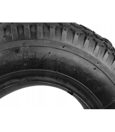 OPONA Z DĘTKĄ 4.00-6/2PR DO TACZKI WÓZKA KOŁO DO 136KG 320MM SZEROKOŚĆ 90MM