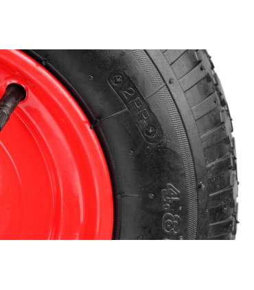 KOŁO DO TACZKI 4.00-8/2 95MM DO WÓZKA ZESTAW OŚKA DO KOŁA METALOWA FELGA