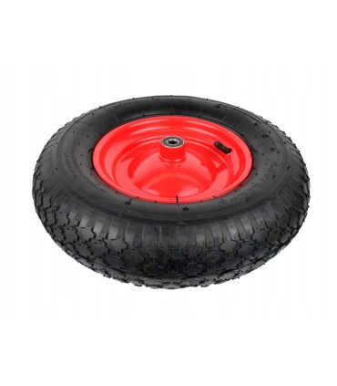 KOŁO DO TACZKI 4.00-8/2 95MM DO WÓZKA ZESTAW OŚKA DO KOŁA METALOWA FELGA