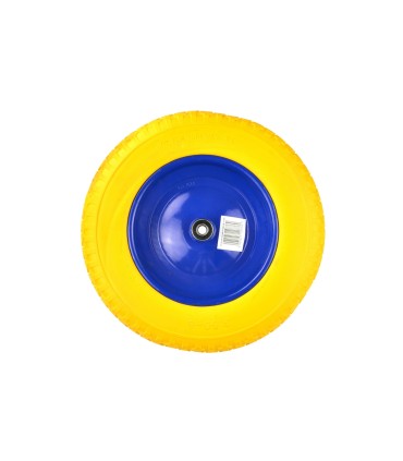 KOŁO DO TACZKI WÓZKA 3.50-8 PEŁNE BEZDĘTKOWE STALOWA FELGA OŚKA