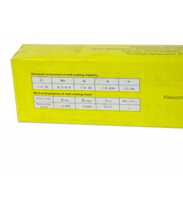 Elektrody Spawalnicze 2,5mm Różowe Rutylowe 2,5kg 300mm Rutylowo-Celulozowe