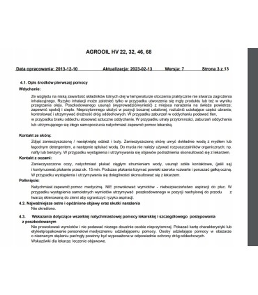 OLEJ HYDRAULICZNY HV-32 20L AGROOIL