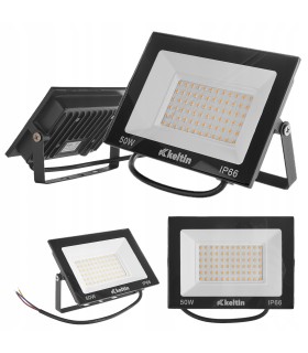 NAŚWIETLACZ LED 50W SMD LAMPA BARWA BIAŁA ZIMNA 6500K ENERGOOSZCZĘDNY