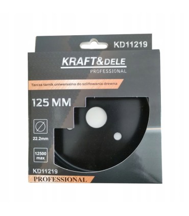TARCZA UNIWERSALNA DO SZLIFOWANIA DREWNA 125MM DO SZLIFIERKI KĄTOWEJ