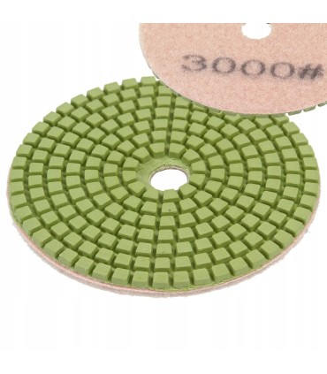 TARCZA DO SZLIFOWANIA GRESU DIAMENTOWE ZESTAW 7szt MOCOWANIE NA RZEP