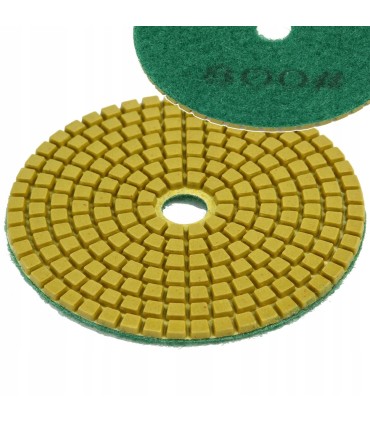 TARCZA DO SZLIFOWANIA GRESU DIAMENTOWE ZESTAW 7szt MOCOWANIE NA RZEP