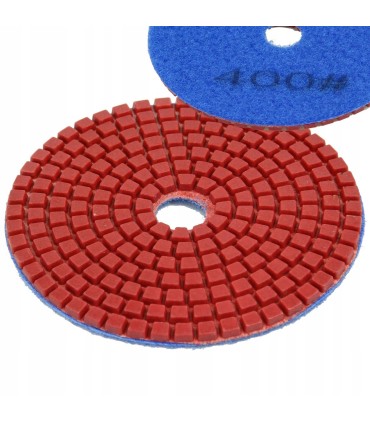 TARCZA DO SZLIFOWANIA GRESU DIAMENTOWE ZESTAW 7szt MOCOWANIE NA RZEP