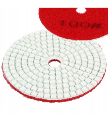 TARCZA DO SZLIFOWANIA GRESU DIAMENTOWE ZESTAW 7szt MOCOWANIE NA RZEP