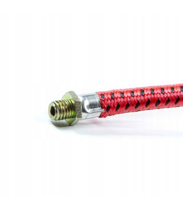 WĘŻYK DO POMPKI ROWEROWEJ SAMOCHODOWEJ GWINT 8 MM 100 CM KOŃCÓWKA Z ZAWOREM
