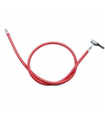 WĘŻYK DO POMPKI ROWEROWEJ SAMOCHODOWEJ GWINT 8 MM 100 CM KOŃCÓWKA Z ZAWOREM