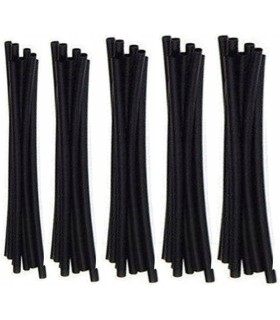 RURKI TERMOKURCZLIWE 100 SZT CZARNE ZESTAW RUREK POLIOLEFIN IZOLACYJNE