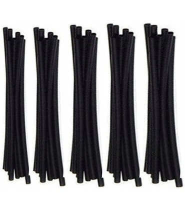 RURKI TERMOKURCZLIWE 100 SZT CZARNE ZESTAW RUREK POLIOLEFIN IZOLACYJNE