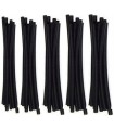 RURKI TERMOKURCZLIWE 100 SZT CZARNE ZESTAW RUREK POLIOLEFIN IZOLACYJNE