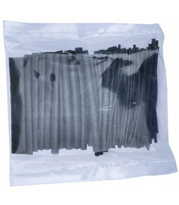 RURKI TERMOKURCZLIWE 100 SZT CZARNE ZESTAW RUREK POLIOLEFIN IZOLACYJNE