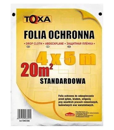 Folia HDPE ochr.malarska 4mx5x4my