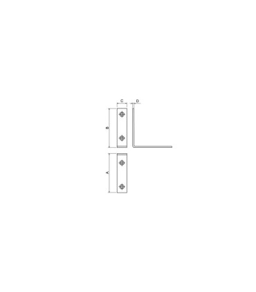 KĄTOWNIK WĄSKI KW-3 40X40X15X2,0