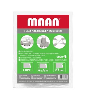 Folia malarska FM-27 STRONG 4 x 5 m (3 GRUBA SUPER)
