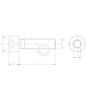 INOX-S06.0X020-IM-A2 SRUBA DIN912+